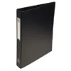 Exacompta Classeur 4 Anneaux Polypropylène Dos 4 Cm Capacité 230 Feuilles A4 - Noir (lot De 10)