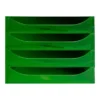 Exacompta Module De Classement ECOBOX 4 Tiroirs - Gris Et Vert Translucide