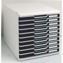 Exacompta Module De Classement Modulo 3 Tiroirs - Noir -Fournitures Bureau Boutique exacompta module classement modulo 3 tiroirs noir 9210500 3