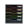 EXACOMPTA Module De Classement Modulo - 5 Tiroirs Noir Arlequin