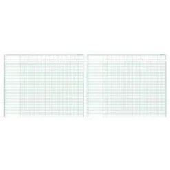 Exacompta Registre Comptable à Colonnes - Piqûre Modèle 18150 - 29,7x38cm - 35 Lignes - 15 Colonnes - Bloc 40 Feuilles