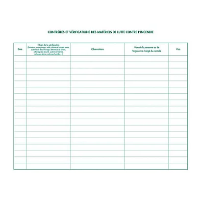 EXACOMPTA Registre De Sécurité Pour Les ERP (Etablissements Recevant Du Public), 24 X 32 Cm, 32 Pages 2 EXACOMPTA Registre De Sécurité Pour Les ERP (Etablissements Recevant Du Public), 24 X 32 Cm, 32 Pages – Image 2