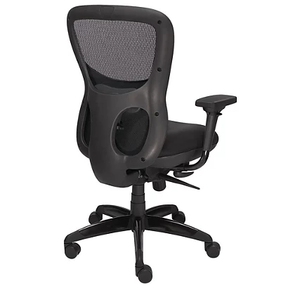 Fauteuil Direction OCTOPUSSY Maille Filet Hauteur Dossier 70 Cm Noir 2 Fauteuil Direction OCTOPUSSY Maille Filet Hauteur Dossier 70 Cm Noir – Image 2