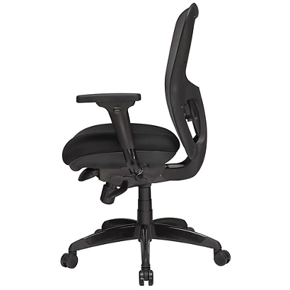 Fauteuil Direction OCTOPUSSY Maille Filet Hauteur Dossier 70 Cm Noir 4 Fauteuil Direction OCTOPUSSY Maille Filet Hauteur Dossier 70 Cm Noir – Image 4