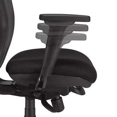 Fauteuil Direction OCTOPUSSY Maille Filet Hauteur Dossier 70 Cm Noir 12 Fauteuil Direction OCTOPUSSY Maille Filet Hauteur Dossier 70 Cm Noir – Image 12