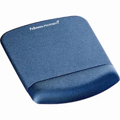 Fellowes PlushTouch - Tapis De Souris Ergonomique - Repose-poignet Intégré - Bleu