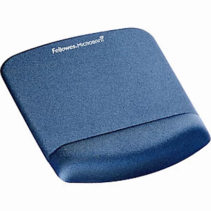 Fellowes PlushTouch - Tapis De Souris Ergonomique - Repose-poignet Intégré - Bleu 1 Fellowes PlushTouch - Tapis De Souris Ergonomique - Repose-poignet Intégré - Bleu