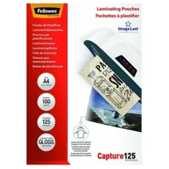FELLOWES Pochettes De Plastification ImageLast A4 125 Microns - Boîte De 100