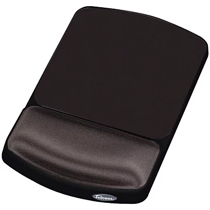 Fellowes Tapis De Souris Ergonomique Avec Repose Poignet Intégré - Hauteur Ajustable - Gris 1 Fellowes Tapis De Souris Ergonomique Avec Repose Poignet Intégré - Hauteur Ajustable - Gris