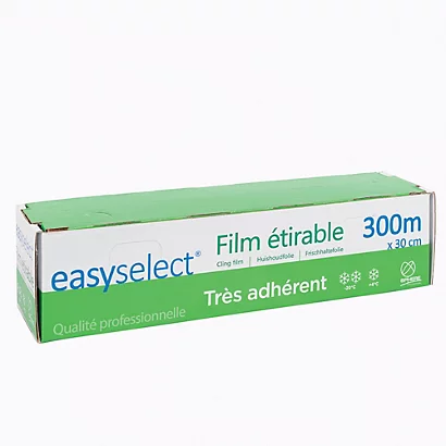 Film Alimentaire En Rouleau De 300 M X 30 Cm, Le Lot De 2 1 Film Alimentaire En Rouleau De 300 M X 30 Cm, Le Lot De 2