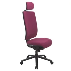 Siège De Bureau Infinity 2 Avec Têtière Dossier 82 Cm - Tissu Rose Pink