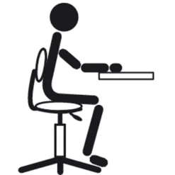 Siège Standard Polyuréthane Hauteur Ajustable À Roulettes Noir -Fournitures Bureau Boutique ge standard polyur thane hauteur ajustable roulettes noir 8954700 2