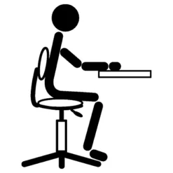 Siège Standard Polyuréthane Hauteur Ajustable À Roulettes Noir -Fournitures Bureau Boutique ge standard polyur thane hauteur ajustable roulettes noir 8954700 6