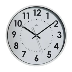 Horloge Silencieuse Abylis Ø 30 Cm Coloris Blanc