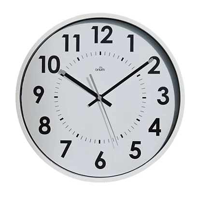 Horloge Silencieuse Abylis Ø 30 Cm Coloris Blanc 1 Horloge Silencieuse Abylis Ø 30 Cm Coloris Blanc