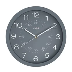 Horloge Silencieuse CEP Mineral Grise Ø 30 Cm