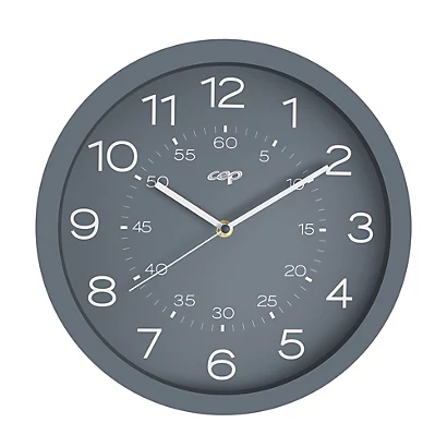 Horloge Silencieuse CEP Mineral Grise Ø 30 Cm 1 Horloge Silencieuse CEP Mineral Grise Ø 30 Cm