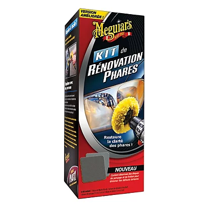 Kit De Rénovation Phares Et Optiques Plastiques Meguiar'S 1 Kit De Rénovation Phares Et Optiques Plastiques Meguiar'S