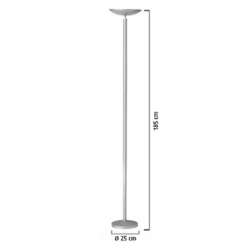 Lampadaire LED Primo Gris Métal -Fournitures Bureau Boutique lampadaire led primo gris tal 714680 2