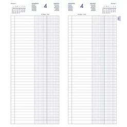 Lecas Agenda De Banque Large - 18 X 29 Cm - 2 Volumes - 2024 -Fournitures Bureau Boutique lecas agenda banque large 18 x 29 cm 2 volumes 2024 2145900 3