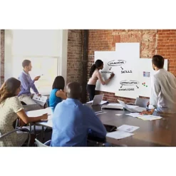 LEGAMASTER Board-Up Tableau Blanc Mural En Acier Laqué, Magnétique, Sans Cadre - 75 X 50 Cm -Fournitures Bureau Boutique legamaster board up tableau blanc mural acier laqu magn tique cadre 75 x 50 cm 6077100 3