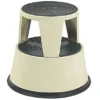 Marchepied Tabouret Métal Beige