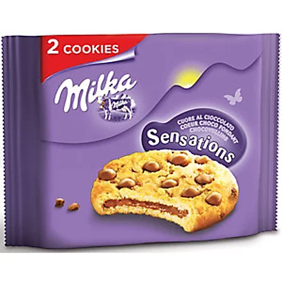 Milka Cookies Sensations Au Cœur Chocolat - Lot De 24 Sachets De 2 Biscuits 1 Milka Cookies Sensations Au Cœur Chocolat - Lot De 24 Sachets De 2 Biscuits