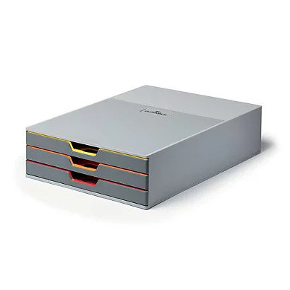 Module De Classement Varicolor® 3 Tiroirs Coloris Gris 1 Module De Classement Varicolor® 3 Tiroirs Coloris Gris