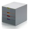 Module De Classement Varicolor® 4 Tiroirs Coloris Gris