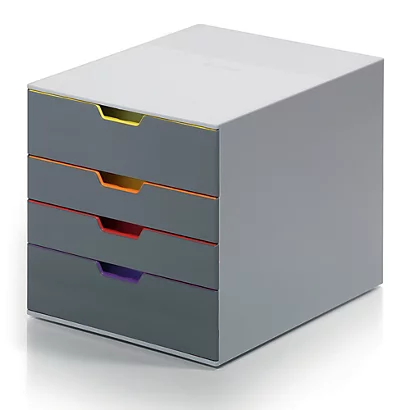 Module De Classement Varicolor® 4 Tiroirs Coloris Gris 1 Module De Classement Varicolor® 4 Tiroirs Coloris Gris
