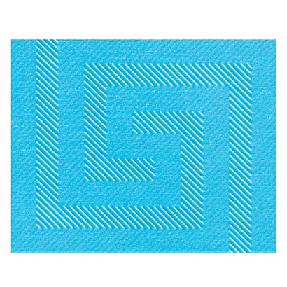 Nappe En Papier Damassé En Rouleau De 1,18 X 25 M, Coloris Turquoise 2 Nappe En Papier Damassé En Rouleau De 1,18 X 25 M, Coloris Turquoise – Image 2