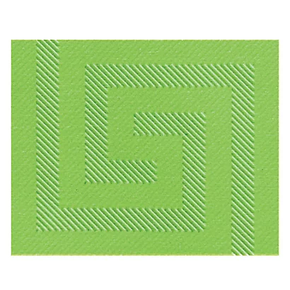 Nappe En Papier Damassé En Rouleau De 1,18 X 25 M, Coloris Vert Pomme 2 Nappe En Papier Damassé En Rouleau De 1,18 X 25 M, Coloris Vert Pomme – Image 2
