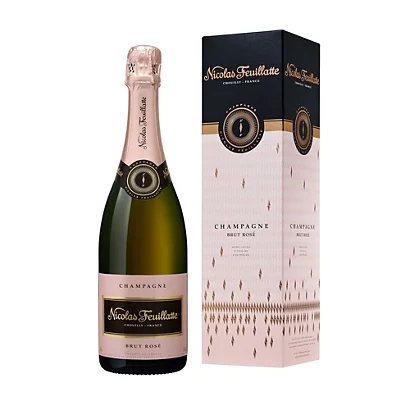NICOLAS FEUILLATTE Champagne Brut Rosé - Bouteille De 75 Cl 1 NICOLAS FEUILLATTE Champagne Brut Rosé - Bouteille De 75 Cl