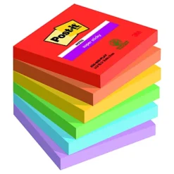 Notes Repositionnables Collection Playful Post-it, 12 Blocs 76 X 76 Mm