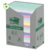 Notes Repositionnables Recyclées Collection Nature Post-it, 16 Blocs 76 X 127 Mm