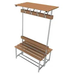 Option Porte Bagages Pour Banc Patères L.1000 Mm