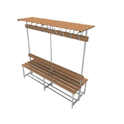 Option Porte Bagages Pour Banc Patères L.2000 Mm