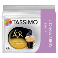 L OR Paquet De 24 Dosettes TASSIMO Café Long Classique - Intensité 4