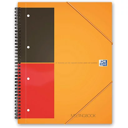 OXFORD Cahier International Meetingbook Ligné A4+ 160 Pages Couverture PP Orange 1 OXFORD Cahier International Meetingbook Ligné A4+ 160 Pages Couverture PP Orange