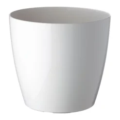 PAPERFLOW Pot De Fleurs San Remo, Diamètre 25 Cm - Blanc