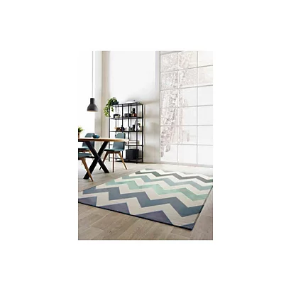 Paperflow Tapis Déco CANVAS Pour L'intérieur, 100% Polypropylène -160 X 230 Cm, Motif Zig-Zag 1 Paperflow Tapis Déco CANVAS Pour L'intérieur, 100% Polypropylène -160 X 230 Cm, Motif Zig-Zag