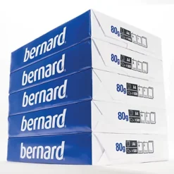 Papier Blanc Bernard A4 80g, 5 Ramettes De 500 Feuilles -Fournitures Bureau Boutique papier blanc bernard a4 80g 5 ramettes 500 feuilles 414800 5