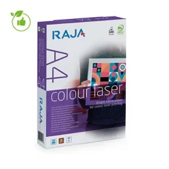 Papier Blanc Raja Color Laser A4 90g, 5 Ramettes De 500 Feuilles