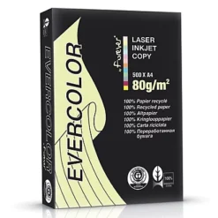 Papier Couleur Evercolor Clairefontaine Jaune A4 80g, 5 Ramettes De 500 Feuilles -Fournitures Bureau Boutique papier couleur evercolor clairefontaine jaune a4 80g 5 ramettes 500 feuilles 409060 2