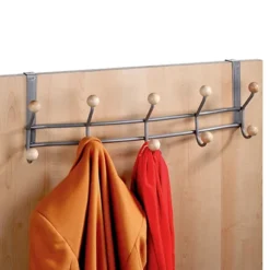 Patères De Porte Gris 10 Crochets