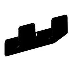 Patere 2 Tetes - Epure - Metal - Gris Manganèse