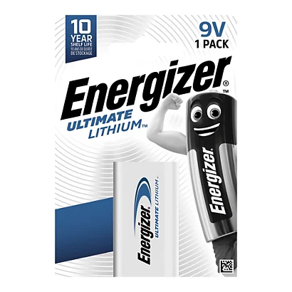 Pile Lithium Energizer Ultimate LR61 9V 1 Pile Lithium Energizer Ultimate LR61 9V