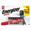 Piles Alcalines Energizer Max LR03 AAA, Lot De 12 + 4