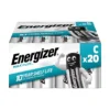 Piles Alcalines Energizer Max Plus LR14 C, Lot De 20