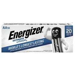 Piles Lithium Energizer Ultimate LR06 AA, Lot De 10
